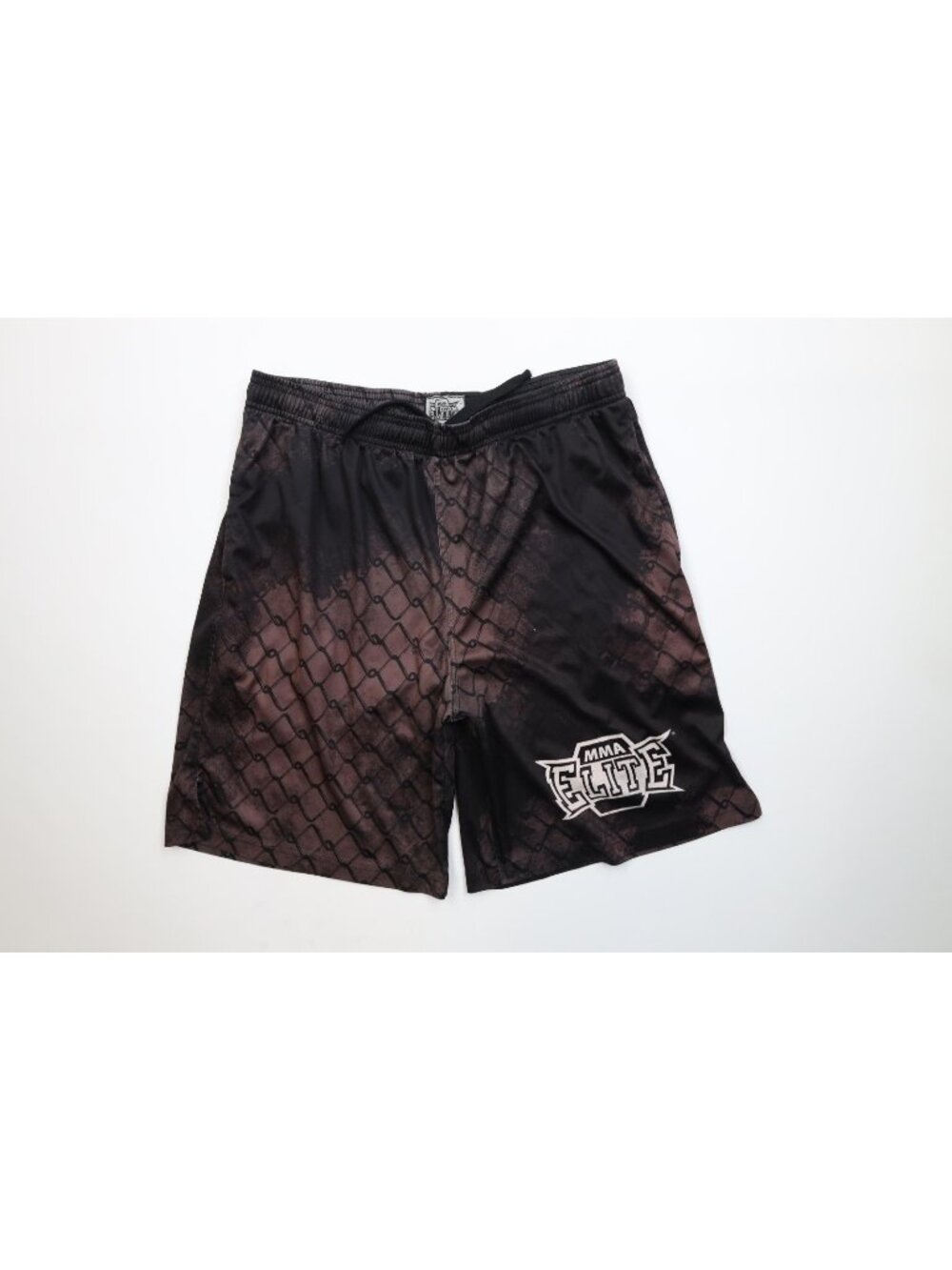 Vintage Y2K MMA Elite Mens XL Spell Out Cage UFC Fighting Shorts Polyester